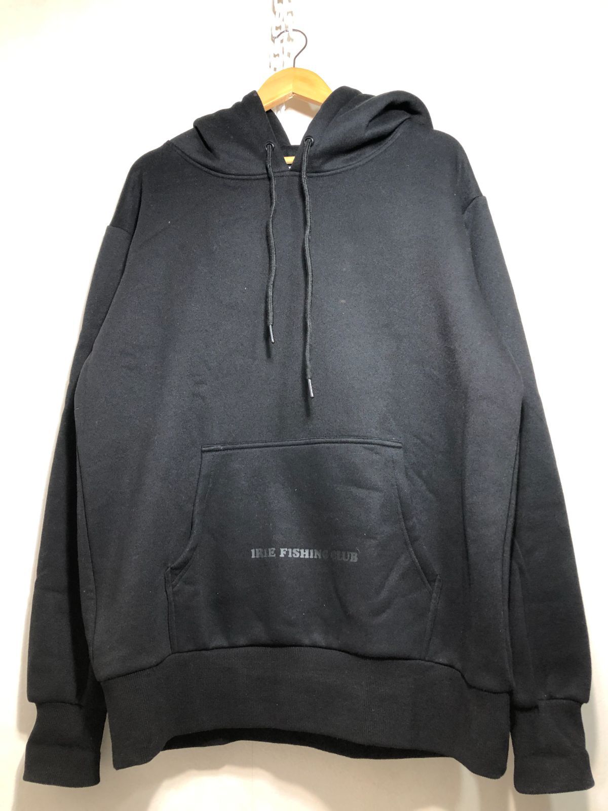 Irie Fishing Club フード付きパーカー ブラック Irie Fishing Club フード付きパーカー ブラック