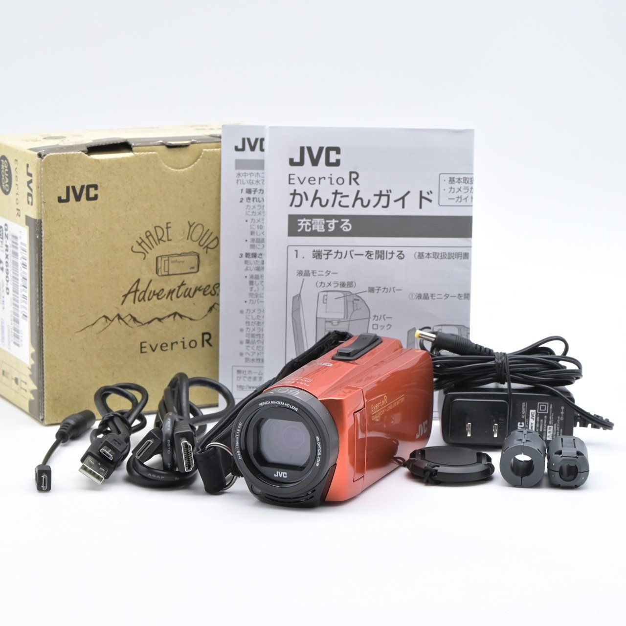 JVC ジェーブイシー VICTOR GZ-RX690-D オレンジ Everio R ビデオカメラ