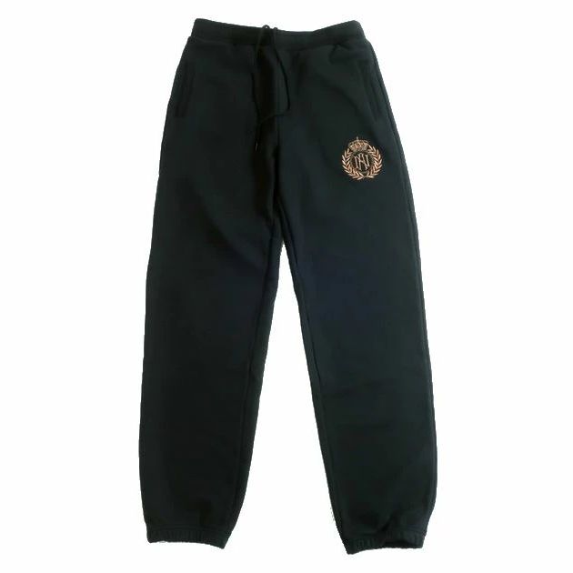 nanamica Awake ナナミカ アウェイク Sweat Pants ロゴ刺繍 コットン スウェットパンツ SUHS215 定2.9万 ブラック 059 30309k07