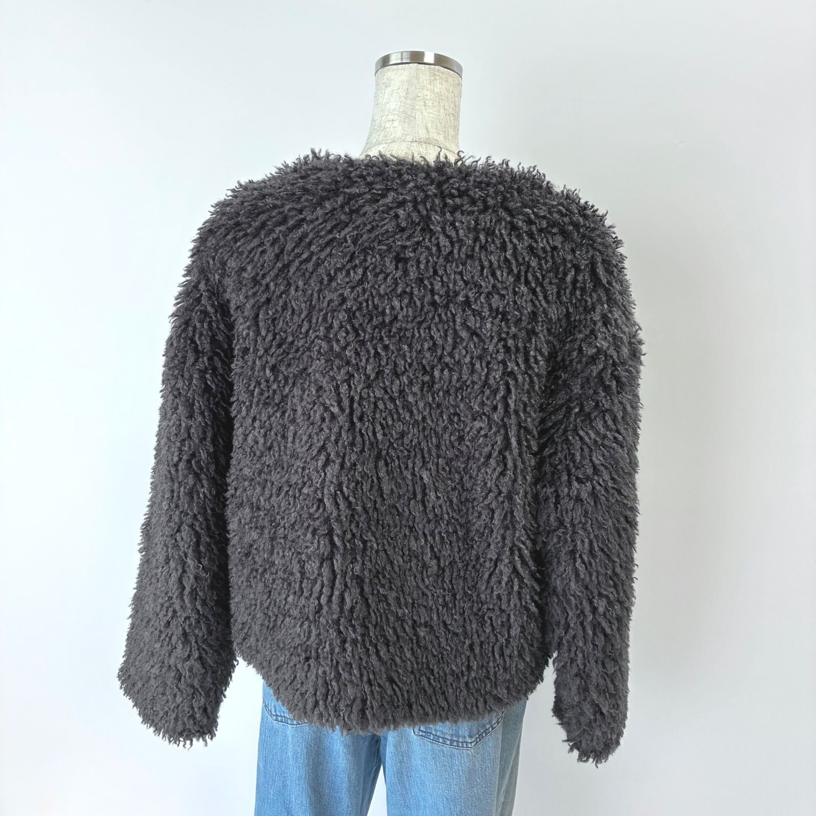 2023AW✨ / FRAMeWORK フレームワーク / クリンプFURブルゾン / グレー