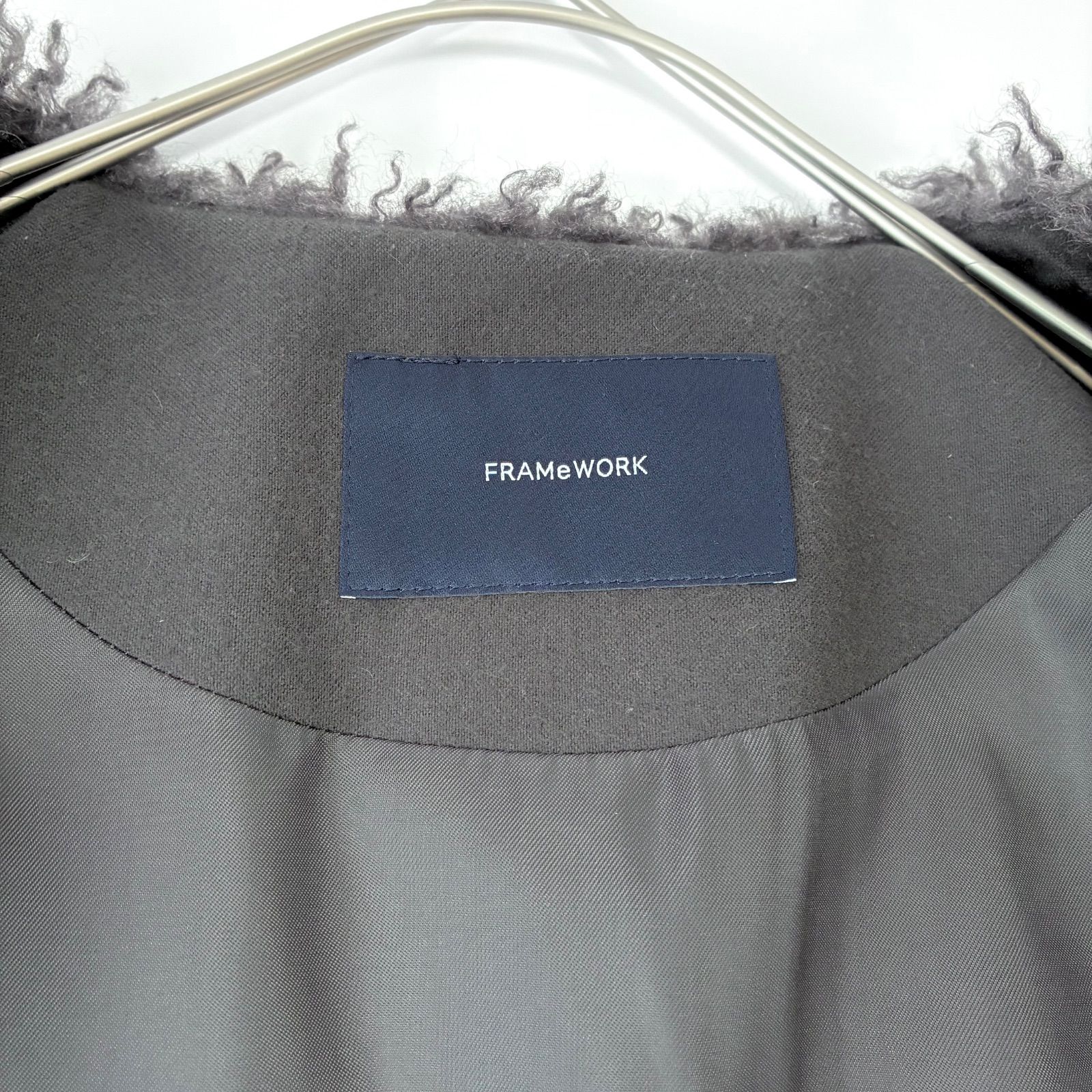 2023AW✨ / FRAMeWORK フレームワーク / クリンプFURブルゾン / グレー