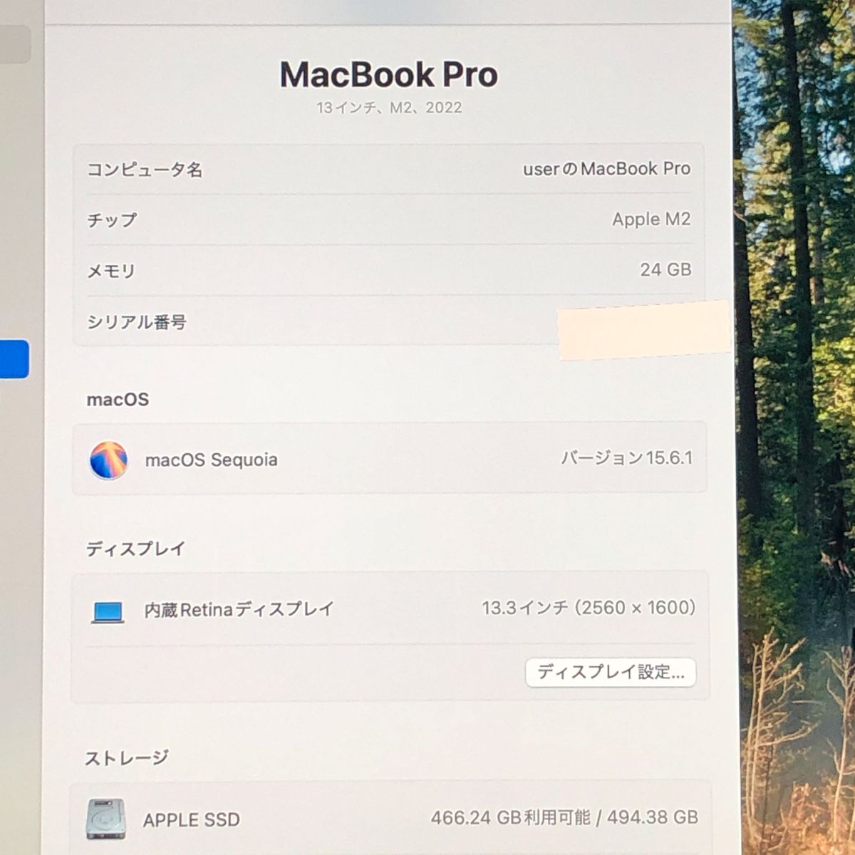 本体のみ Apple MacBook Pro 13インチ M 2 2025 2チップ 24 GB 512 A 2338 EMC 8162 MB-251743 374689
