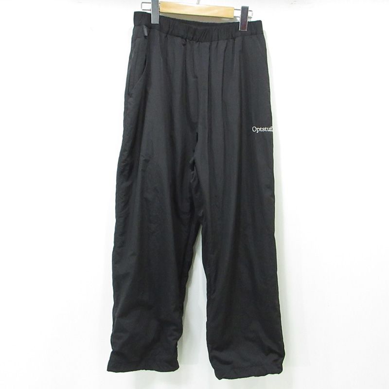 三重本店 Optstuff オプトスタフ CREATOR S PANTS クリエイターズパンツ ロゴ刺繍ナイロンパンツ ベンチレーション OPT50001 ブラック サイズ L 107
