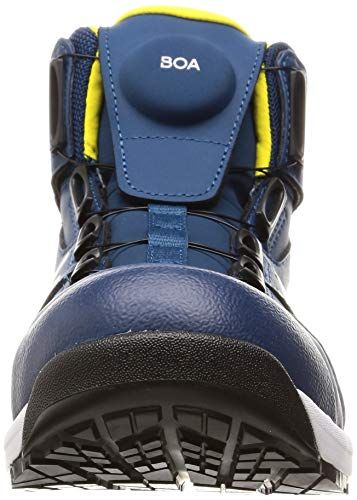 アシックスワーキング 安全靴 作業靴 ウィンジョブ CP304 BOA JSAA A種先芯 耐滑ソール fuzeGEL搭載 マコブルー ブライトイエロー 25.0 cm 3E