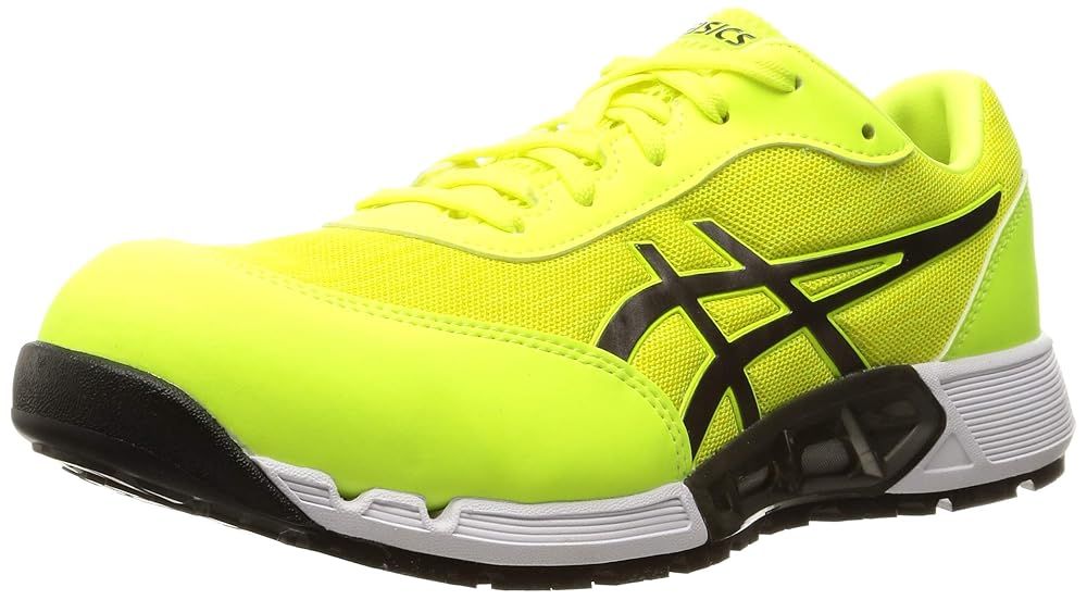 アシックス 安全靴 作業靴 ウィンジョブ CP212 AC JSAA A種先芯 耐滑ソール fuzeGEL搭載 メンズ フラッシュイエロー ブラック 26.5 cm 3E