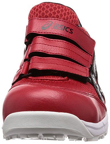 アシックス 安全靴 作業靴 ウィンジョブ CP202 JSAA A種先芯 耐滑ソール αGEL搭載 クラシックレッド ブラック 25.5 cm 3E