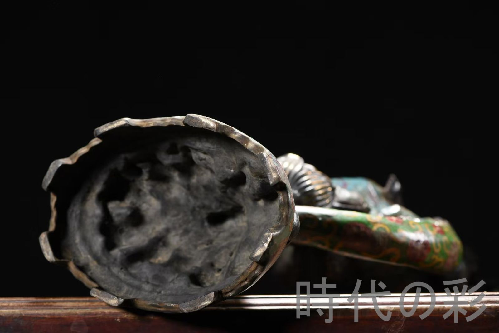 中国古美術 景泰藍 水月観音 銅胎 琺瑯彩 仏教造像 鎮宅仏具 工芸銅像