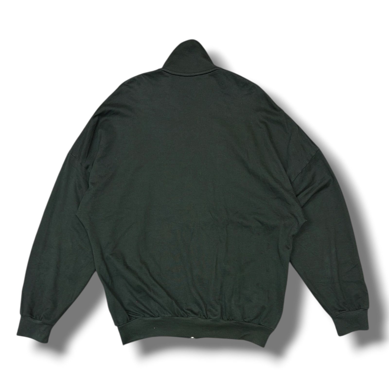 参考上代41800円 AURALEE SUPER HIGH GAUGE SWEAT ZIP BLOUSON スーパーハイゲージスウェットジップブルゾン トレーナー オーラリー ブラック 4 2314 M 9