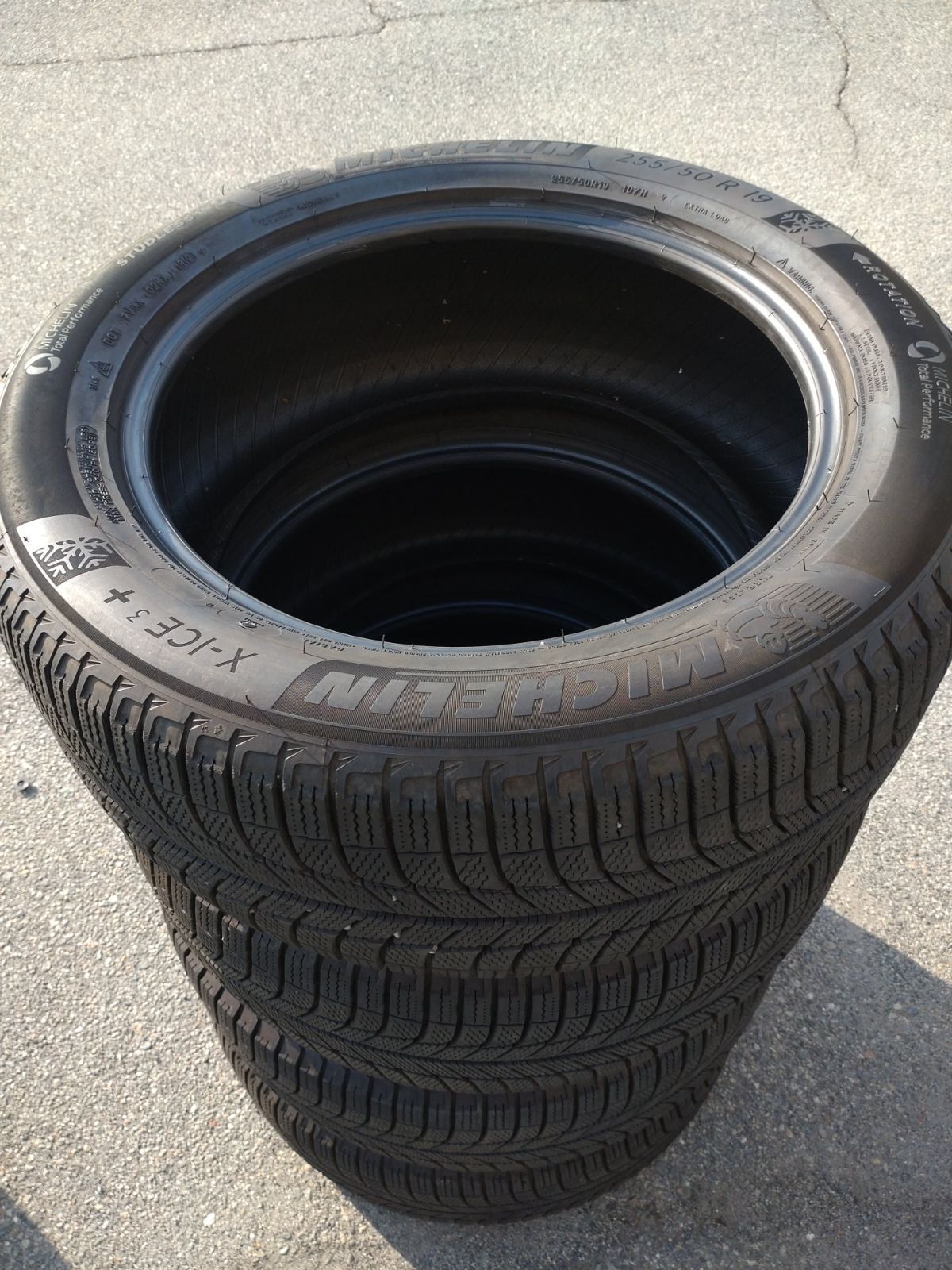 ミシュラン X ICE 3 255 50 R 19 107 H 2019年製造 スタッドレス メルセデス ベンツ GLE BMW 5 6 ボルボ XC 90 他 4本セット