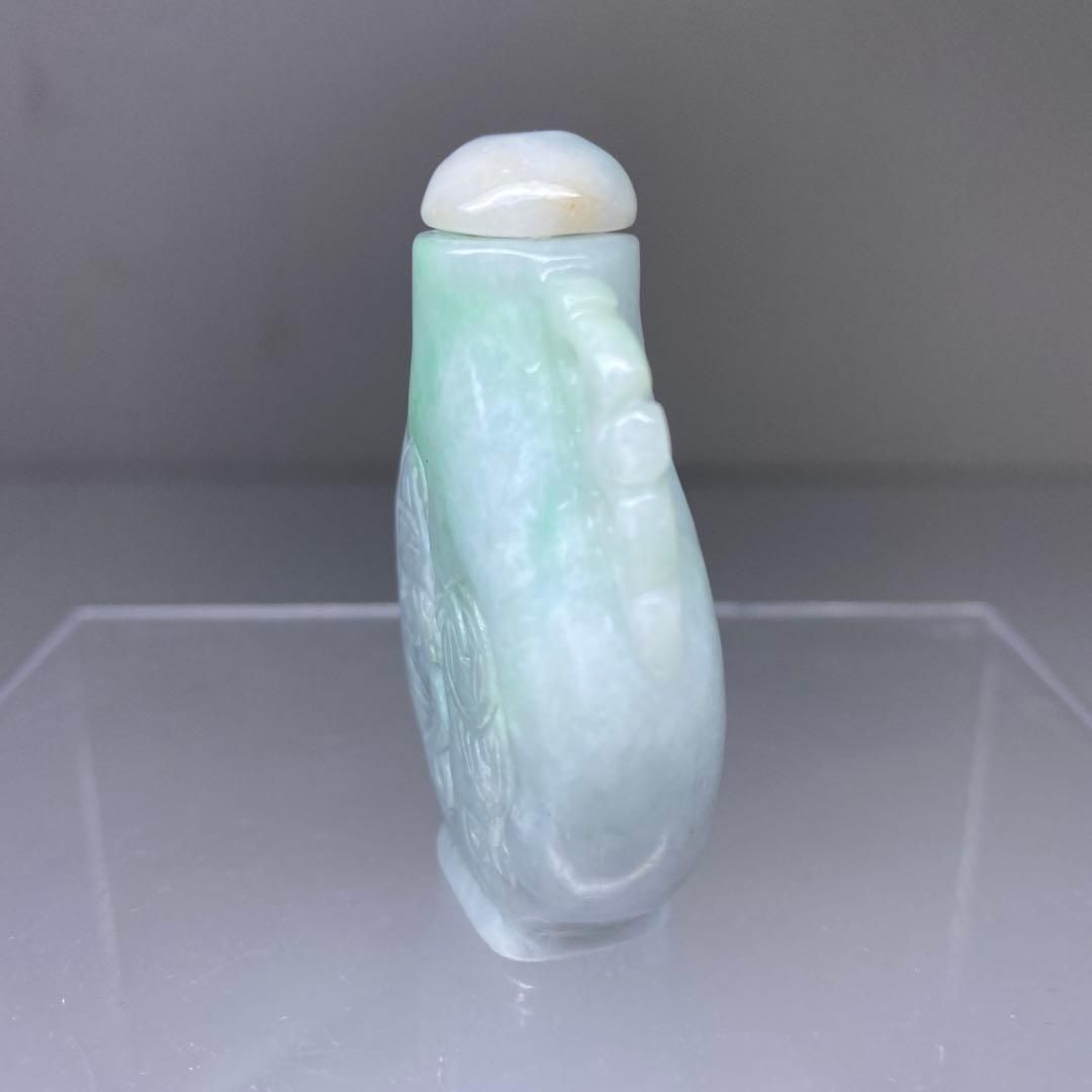 本翡翠 透彫 9g 東キ7-1108☆2F