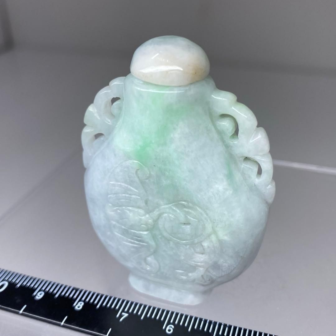 本翡翠 極上の緑ネックレストップ 4g 東Y7-0611⭐︎2F 本翡翠 極上