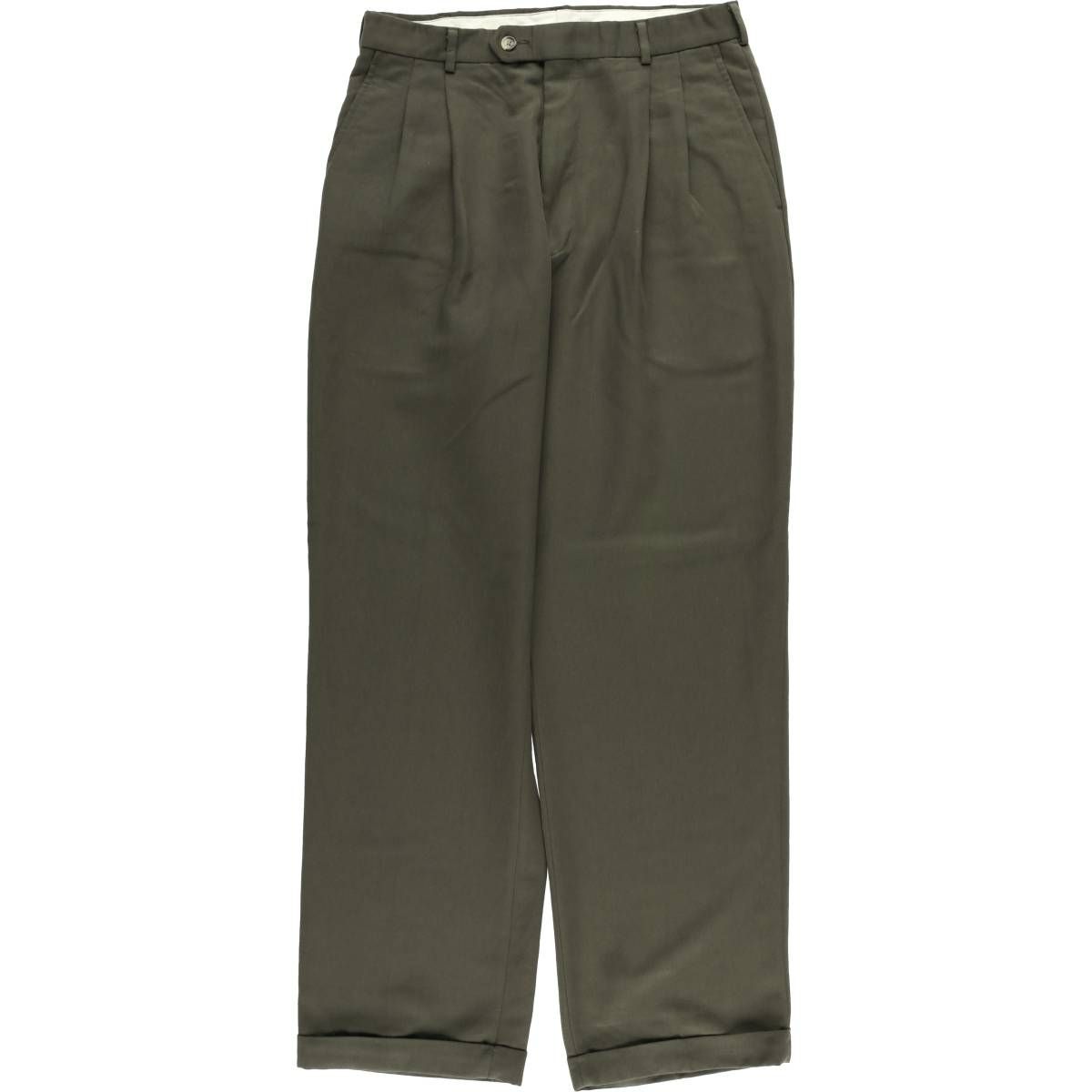 古着 90年代 ラルフローレン Ralph Lauren CHAPS チャップス ツータック スラックスパンツ メンズw32相当 ヴィンテージ eaa592348