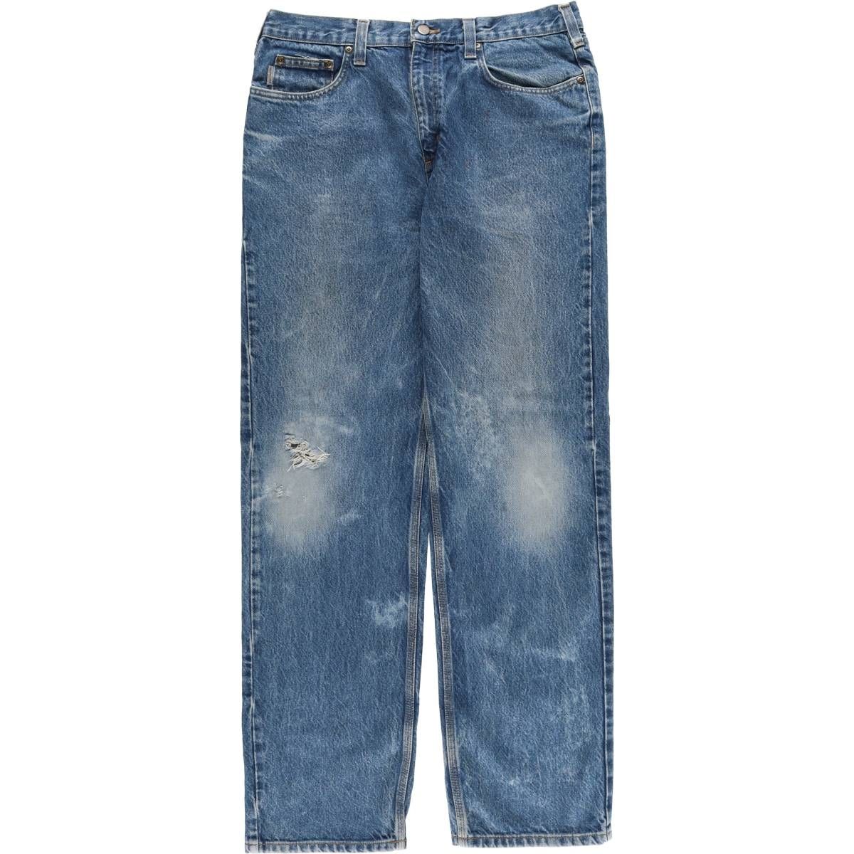 古着 カーハート Carhartt RELAXED FIT テーパードデニムパンツ メンズw36相当 eaa595440