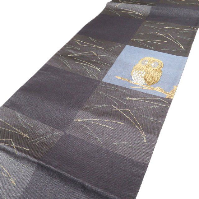 市松取り お太鼓柄