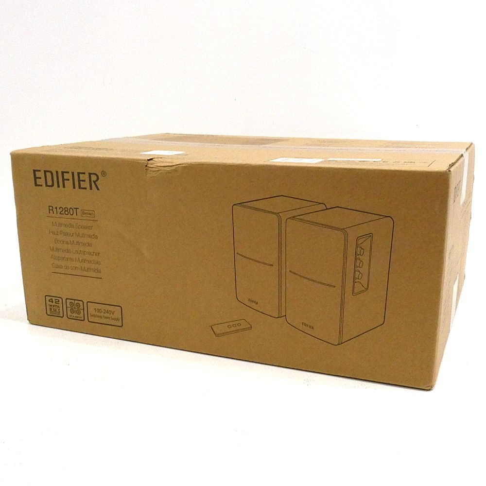 小牧店 EDIFIER エディファイア ブックシェルフ型マルチメディアスピーカー ED-R1280T I417-3684