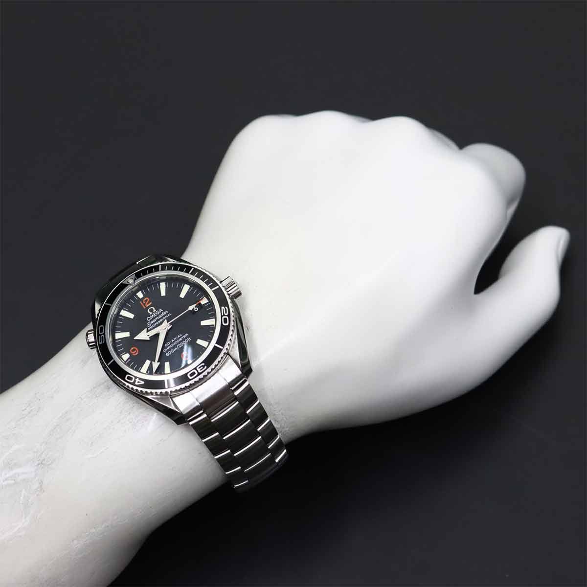 オメガ OMEGA シーマスター プラネットオーシャン コーアクシャル クロノメーター 600M 2201 51 メンズ 腕時計 Seamaster 90301907