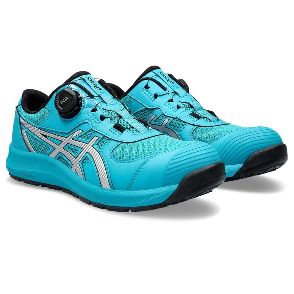 アシックス ワーキング 安全靴 作業靴 ウィンジョブCP219 BOA ラグーン×ピュアシルバー 23.0cm