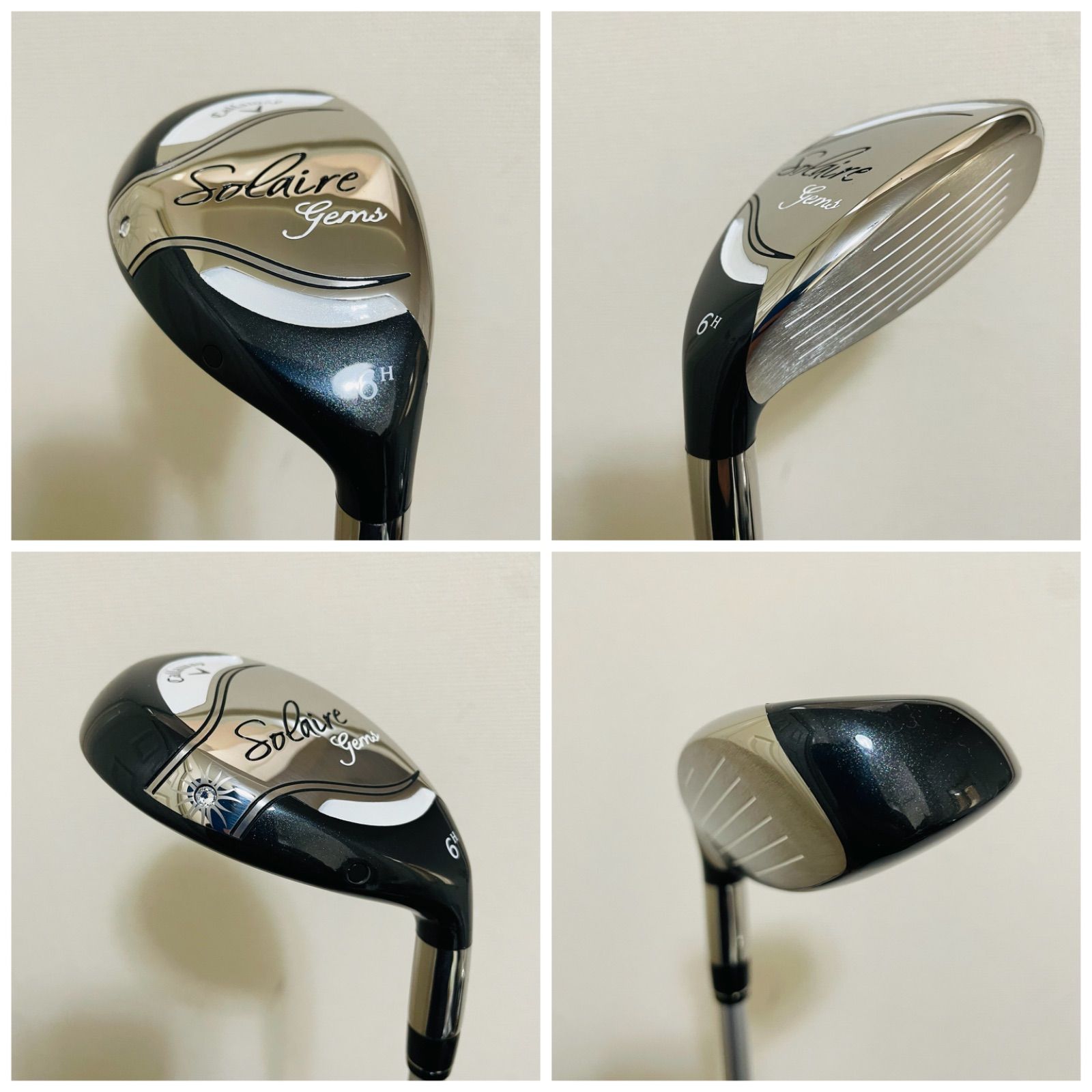 Callawayキャロウェイ　ソレイルgems クラブセット　8本中7本未使用 9274 ほぼ未使用品 未使用クラブあり Callaway SOLAIRE GEMS