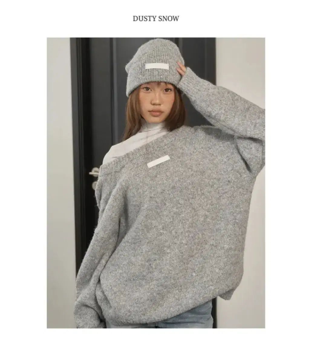 TOH toh カーディガン ダスティ スノウ