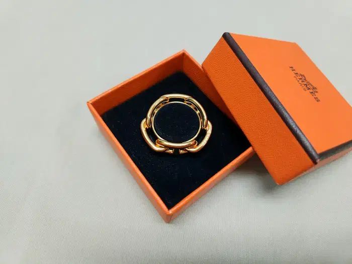  エルメス ゴールド スカーフリング バンダナ スカーフ 小物