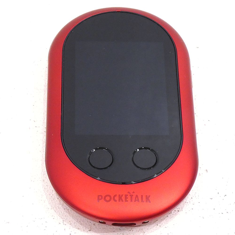 ポケトークS レッドモデル ケース付き POCKETALK （ポケトーク）S