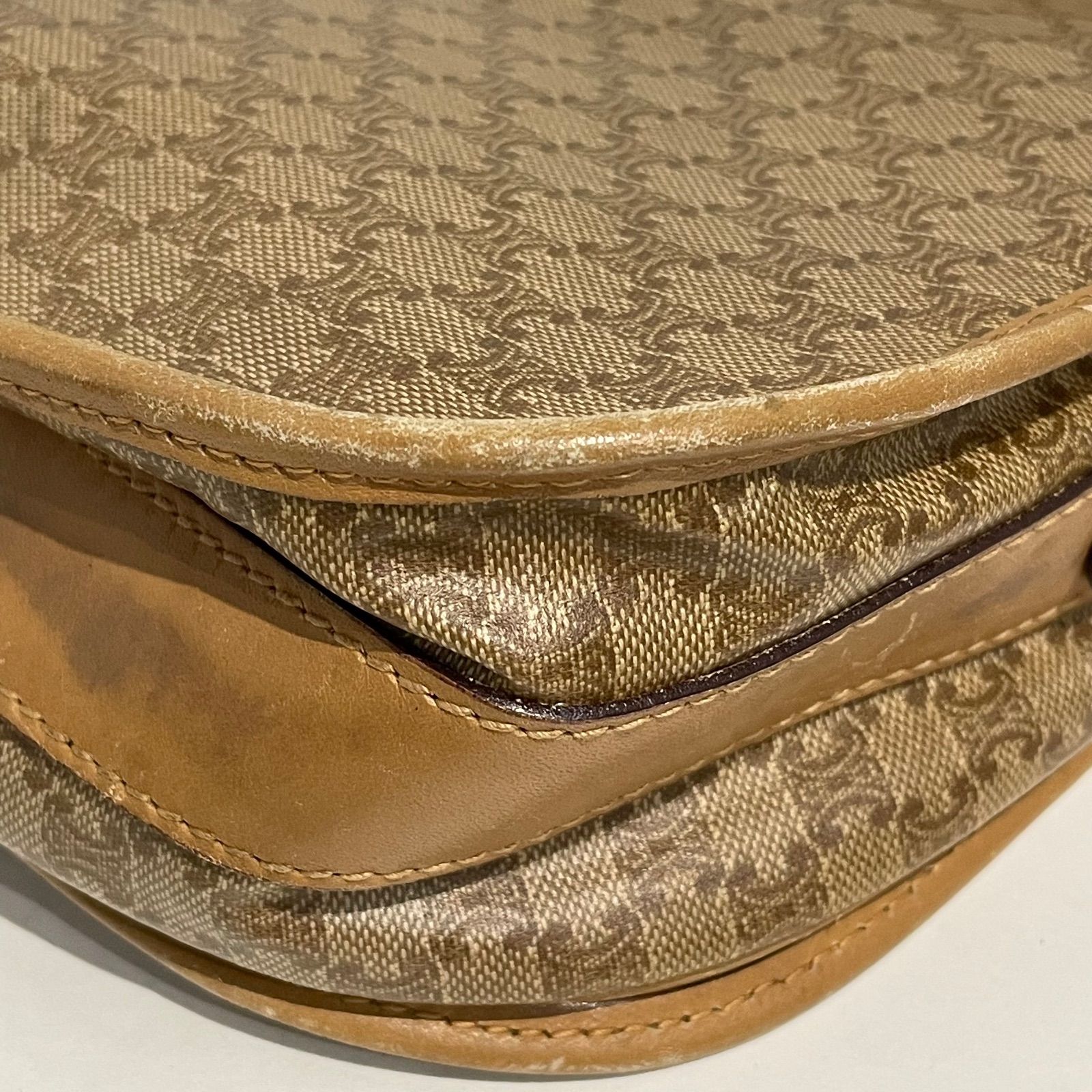  CELINE セリーヌ マカダム ショルダーバッグ レディース マグネット式開閉 Y ショルダーバッグ ショルダーバッグ