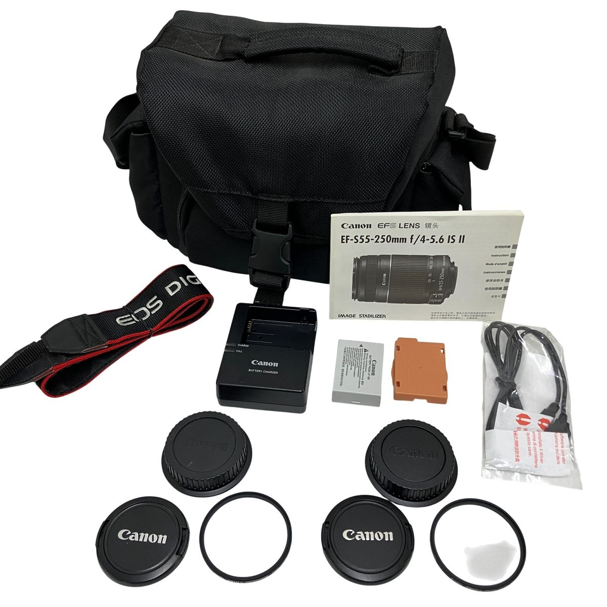 Canon DS126371 EOS Kiss X6i 18-55mm F3.5-5.6 55-250mm F4.5-5.6 ダブルズームキット 一眼レフカメラ T10575982