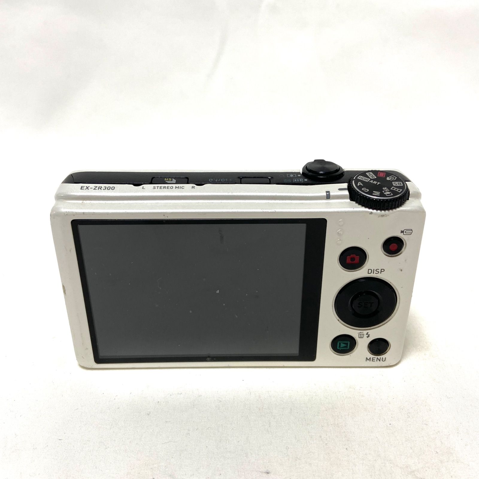 CASIO EXILIM EX-ZR300 ジャンク コンパクトデジタルカメラ ホワイト