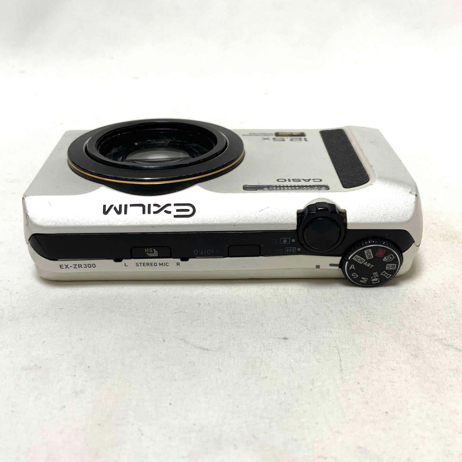 CASIO EXILIM EX-ZR300 ジャンク コンパクトデジタルカメラ ホワイト