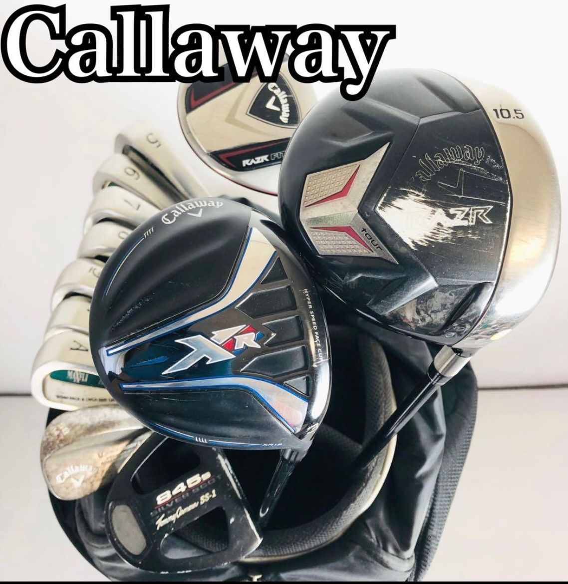 Callaway キャロウェイ DUNLOP ダンロップ メンズ ゴルフ クラブ セット 入門 バッグ付き フルセット 右利き パター付 Z-64