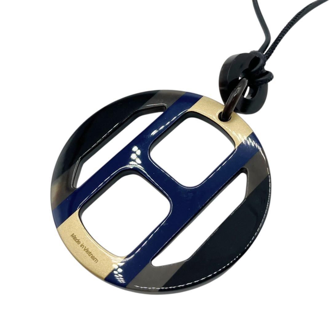 ⭐️未使用⭐️ エルメス Hエキップ バッファローホーン ネックレス ⭐️ほぼ未使用⭐️ エルメス Hエキップ ネックレス バッファロー