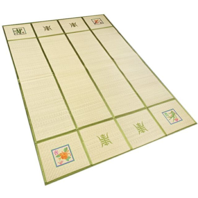 韓国伝統のい草の茣蓙 ござ カーペット 四君子 160 224 goza 2 s ギフト お土産