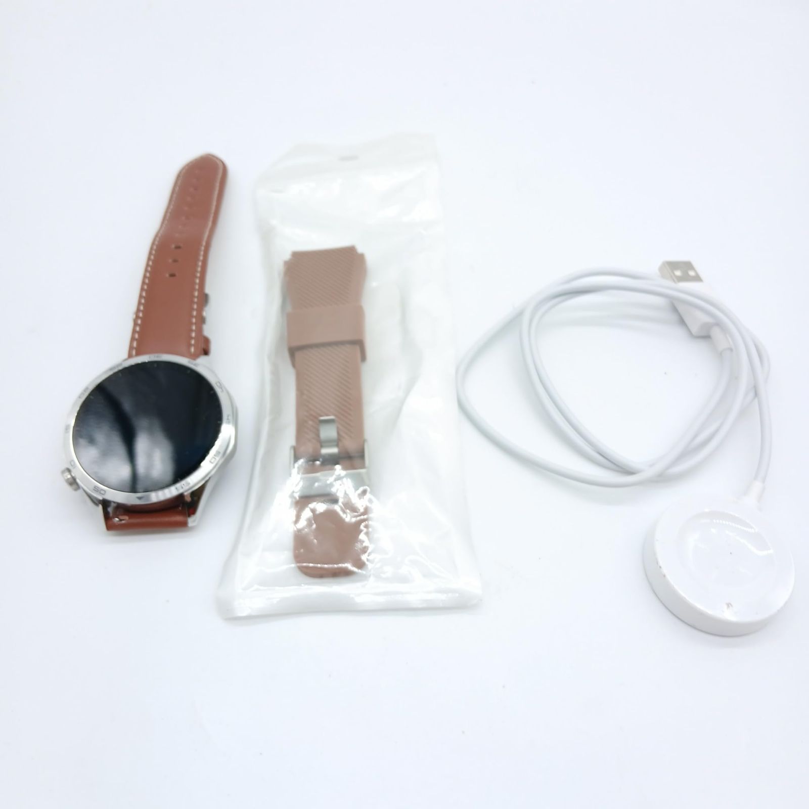 No.4242 HUAWEI WATCH GT 4 46mm ゴルフナビ搭載 スマートウォッチ 最長14日間持続ロングバッテリー GNSS測位 GPS カロリー管理 睡眠中呼吸乱れ検知 24時間健康管理 100種類以上の専門的ワークアウトコーチ