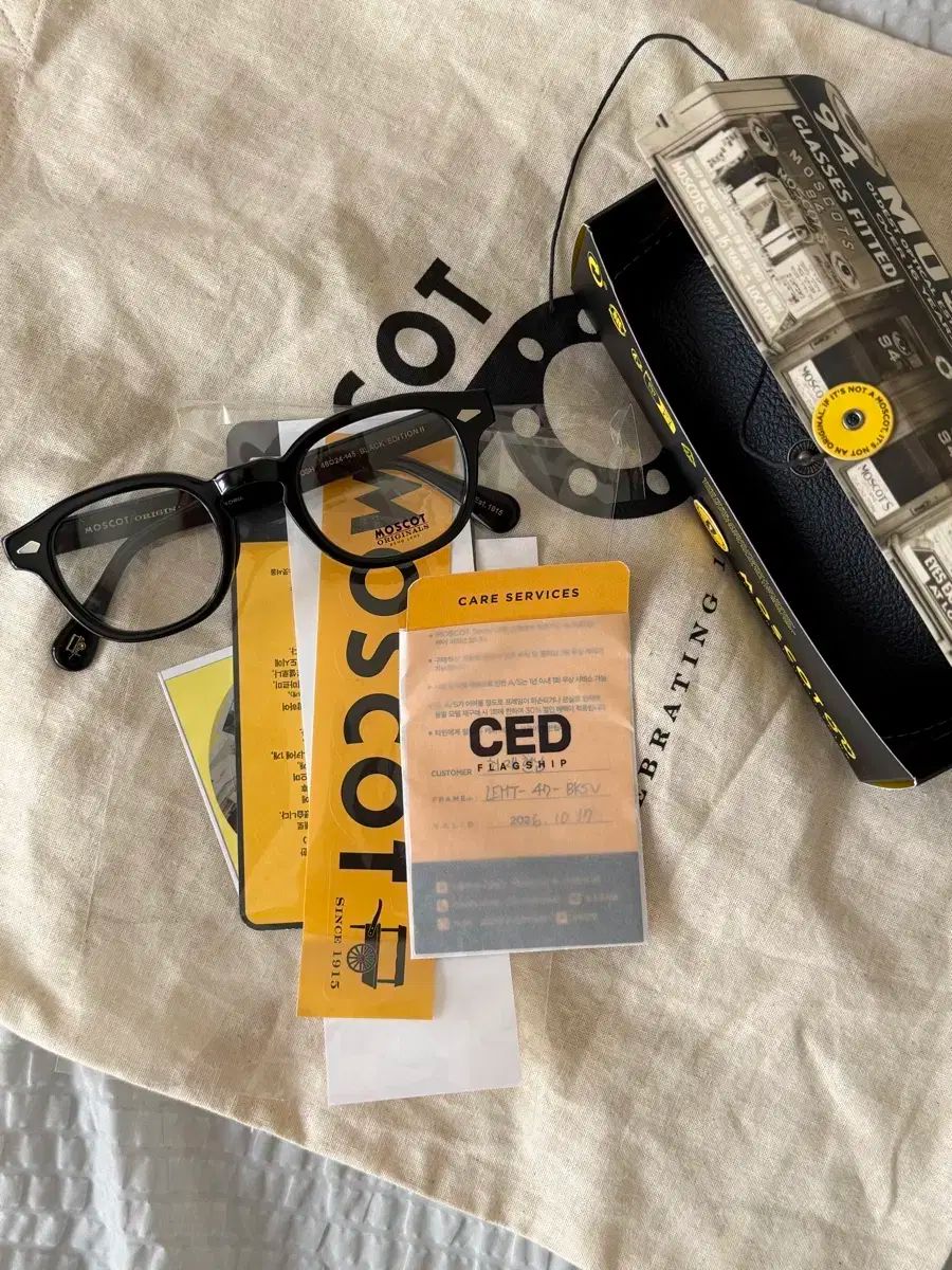 MOSCOT モスコット レムトッシュ メガネ 黒COLOR