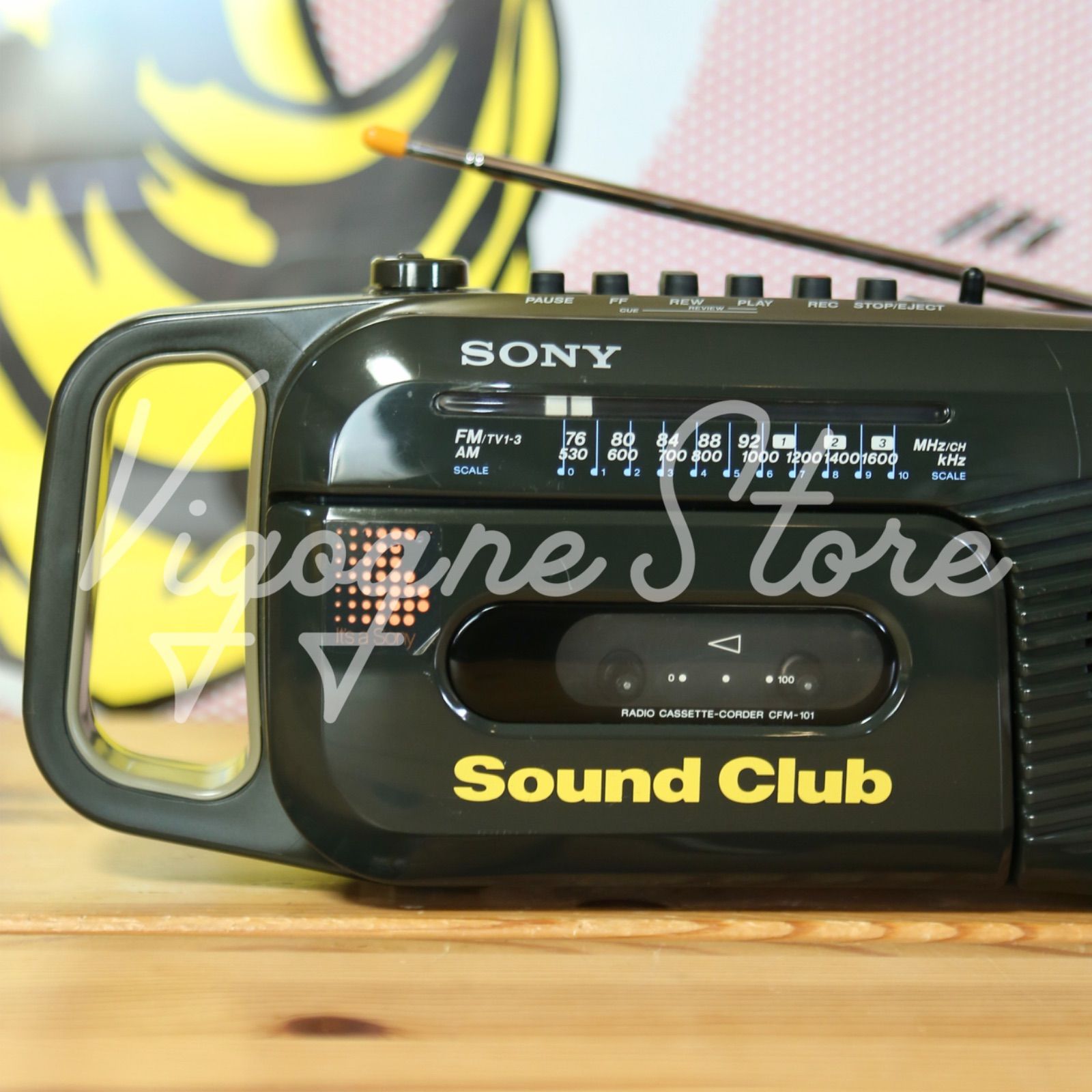 SONY Sound Club CFM-101 サウンドクラブ 防滴仕様 ラジカセ ソニー