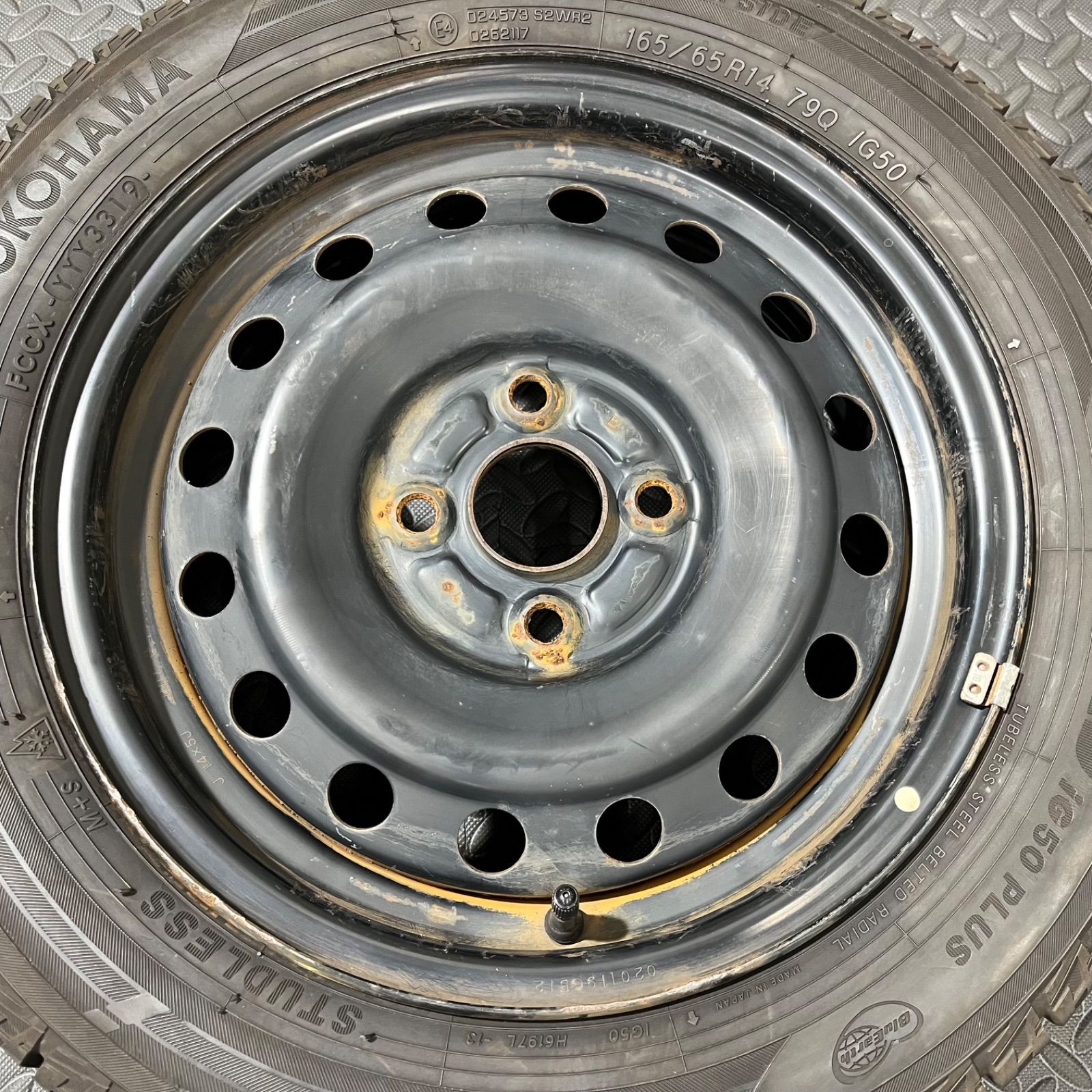 19年製 165 65 R 14 ヨコハマ アイスガードIG 50 トヨタ ルーミー タンク トール スタッドレスタイヤ 1164 E