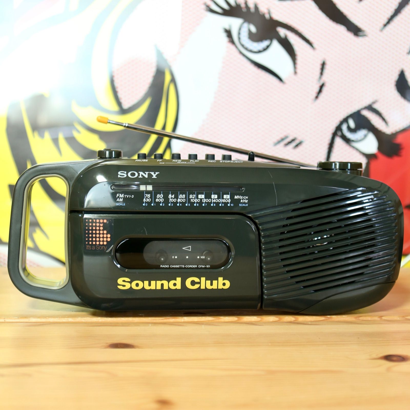 SONY Sound Club CFM-101 サウンドクラブ 防滴仕様 ラジカセ ソニー