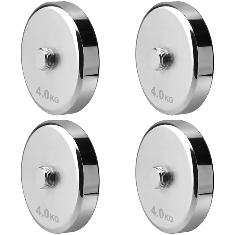 通常版の加工 テクスチャー有 鏡面仕上げ版 通常版可変式ダンベル スチール製 Northdeer クロームメッキ ダンベルプレート