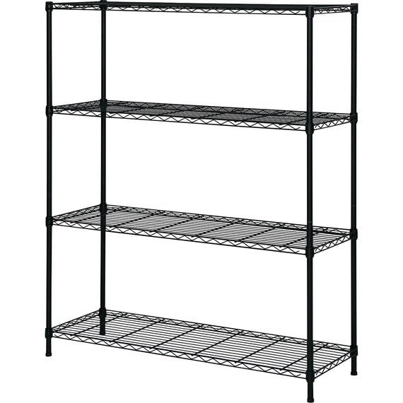 スチールラック CUSTOM 3段 ブラック ニトリ NITORI 幅115×奥行40×高さ137.8cm 8791492