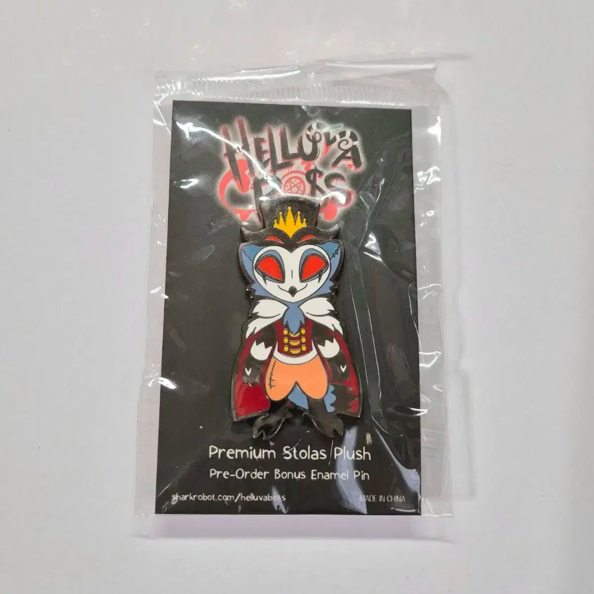 ヘルリバボス ストールス ぬいぐるみ メタルバッジ