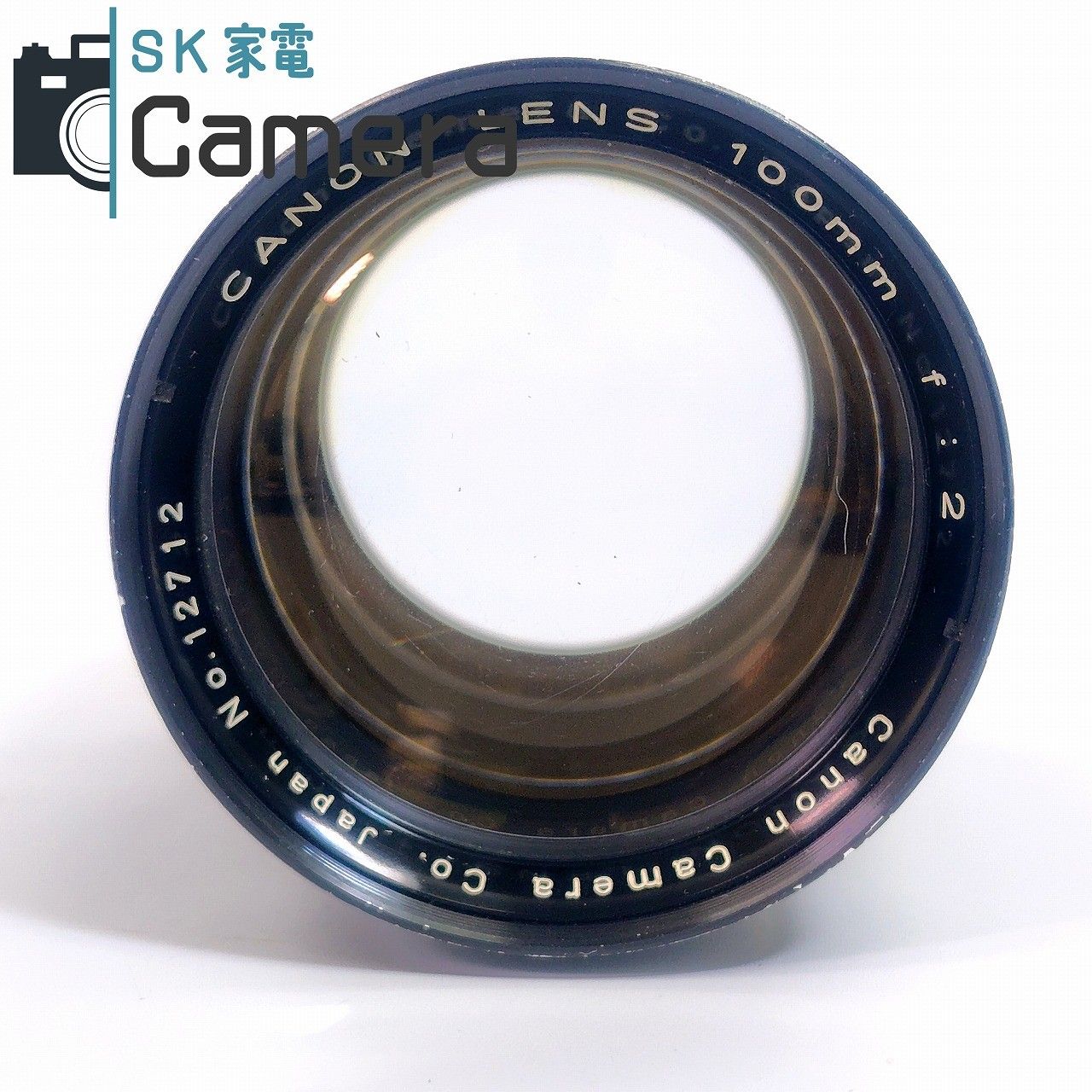 中古】 Canon LENS 100mm F2 L39 T-60 フード ケース 付 2025年11月