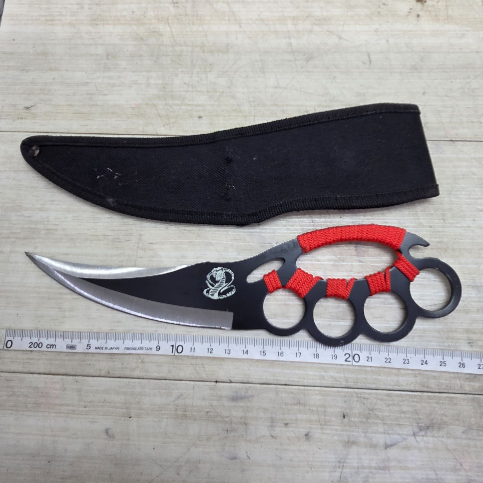 コブラ サバイバルナイフ 専用ケース付き コブラ サバイバルナイフ