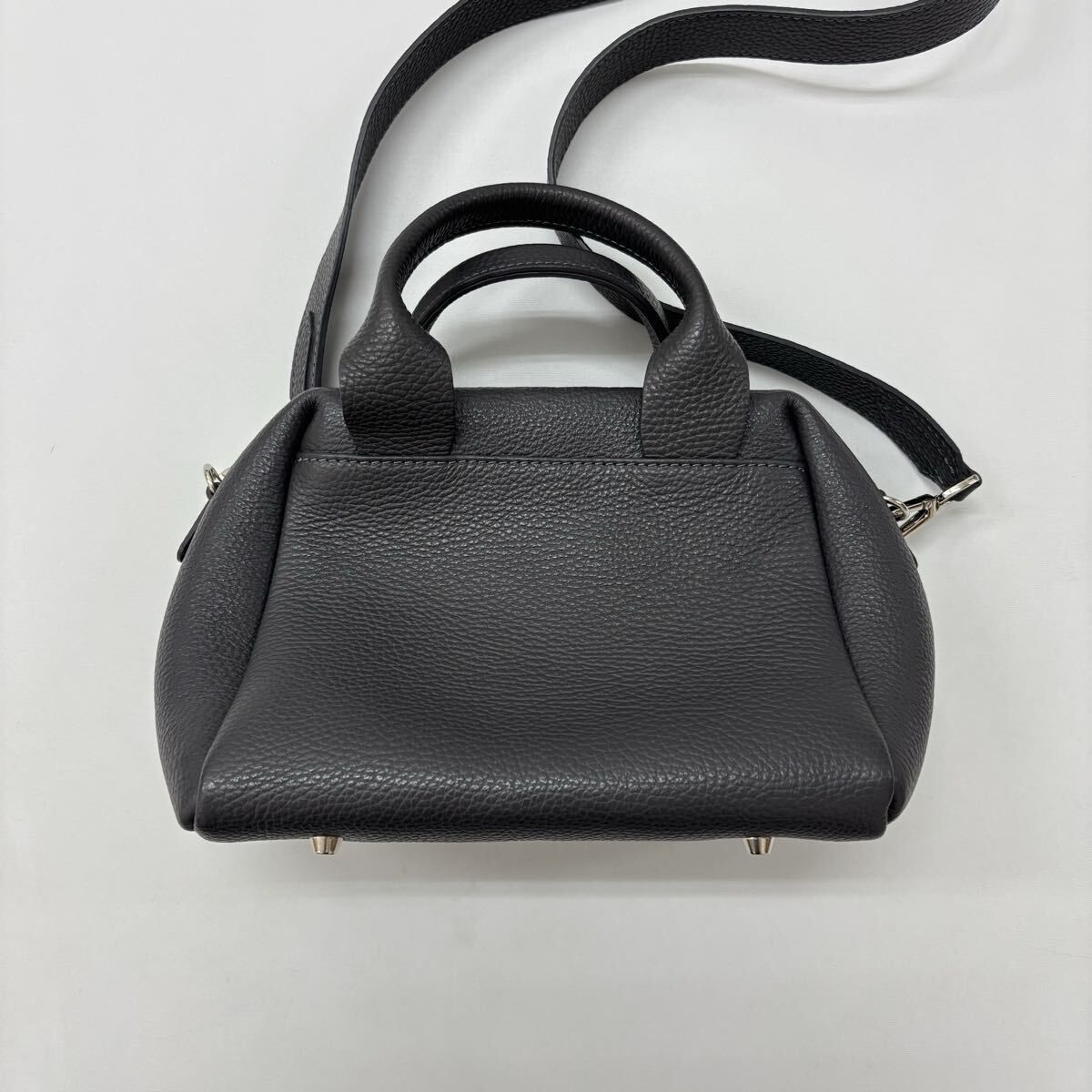 CHRISTIAN VILLA クリスチャンヴィラ 2way ボストン バッグ チャコール 系 711-0060