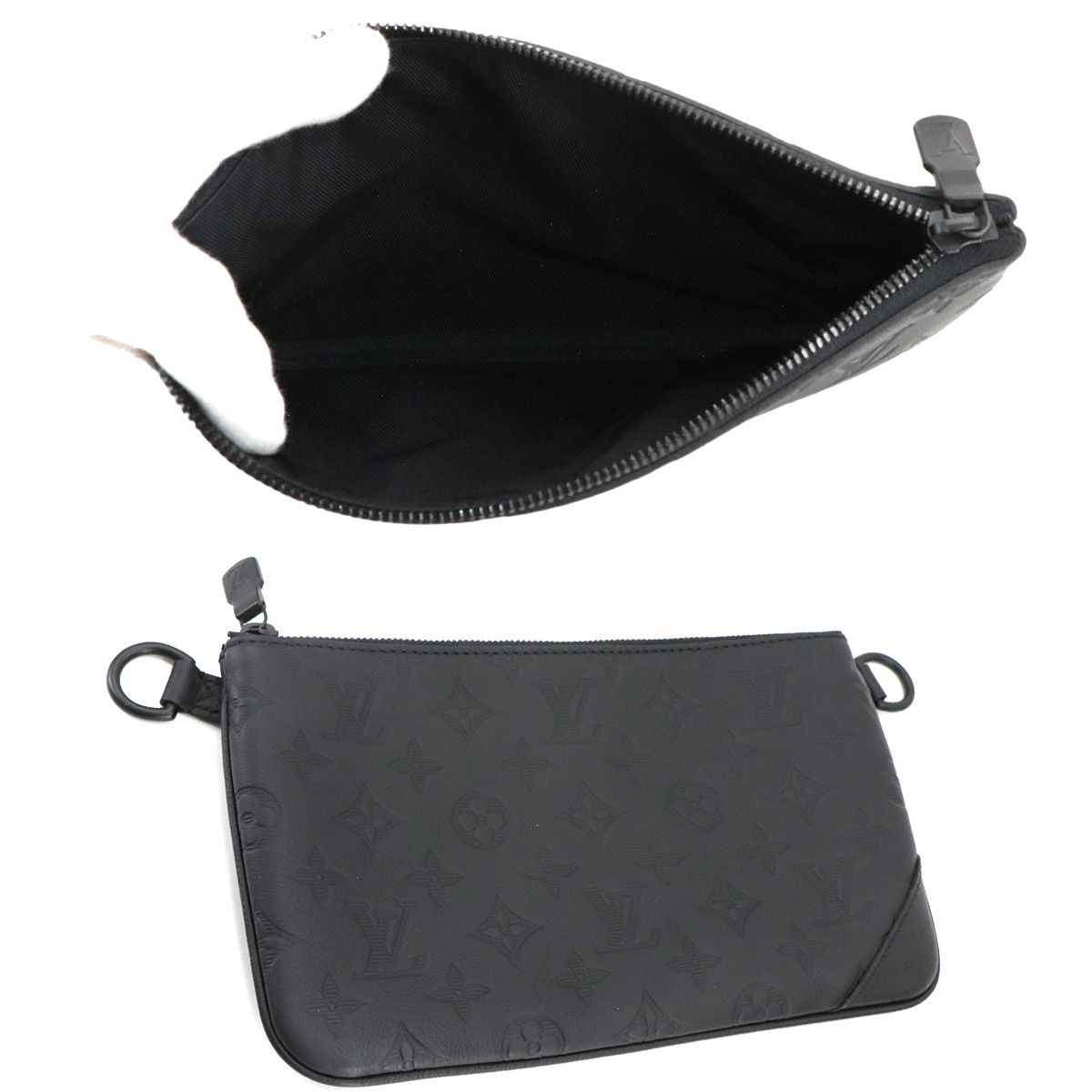 新品同様 ルイ ヴィトン LOUIS VUITTON モノグラム シャドウ トリオ