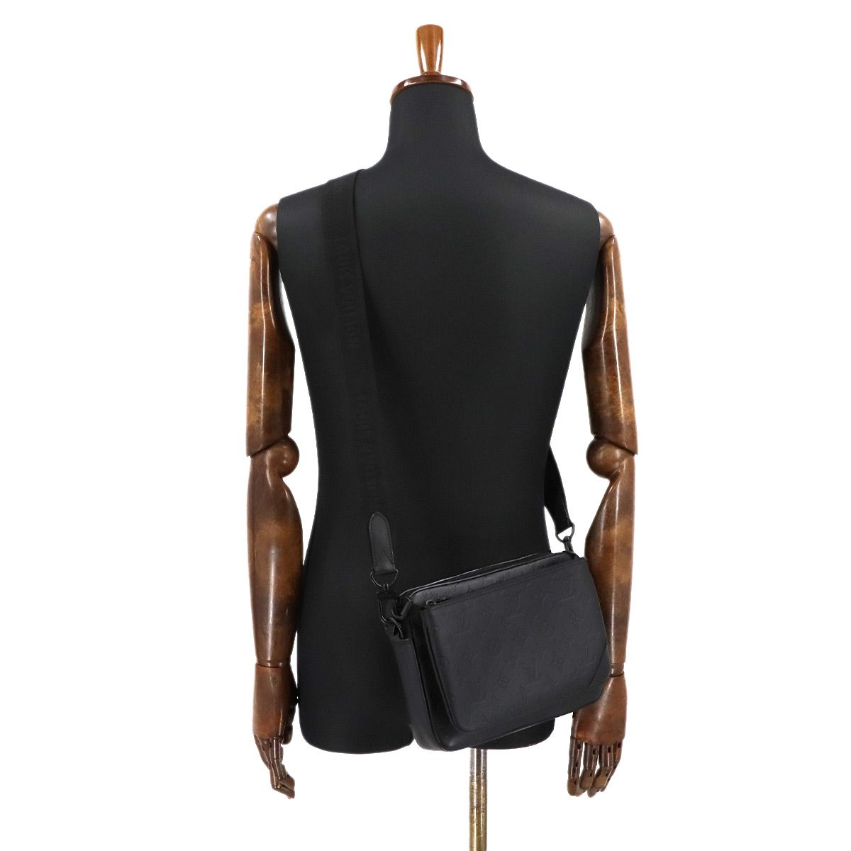 新品同様 ルイ ヴィトン LOUIS VUITTON モノグラム シャドウ トリオ