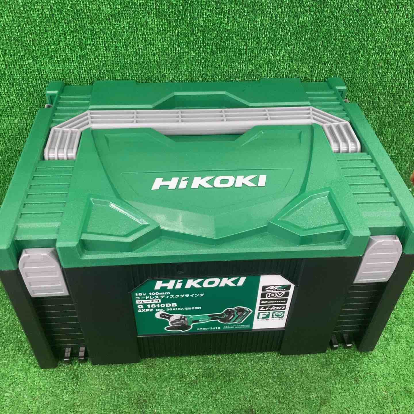ハイコーキ HIKOKI 旧 日立工機 100mmコードレスディスクグラインダ G1810DB 2XPZ 川崎店