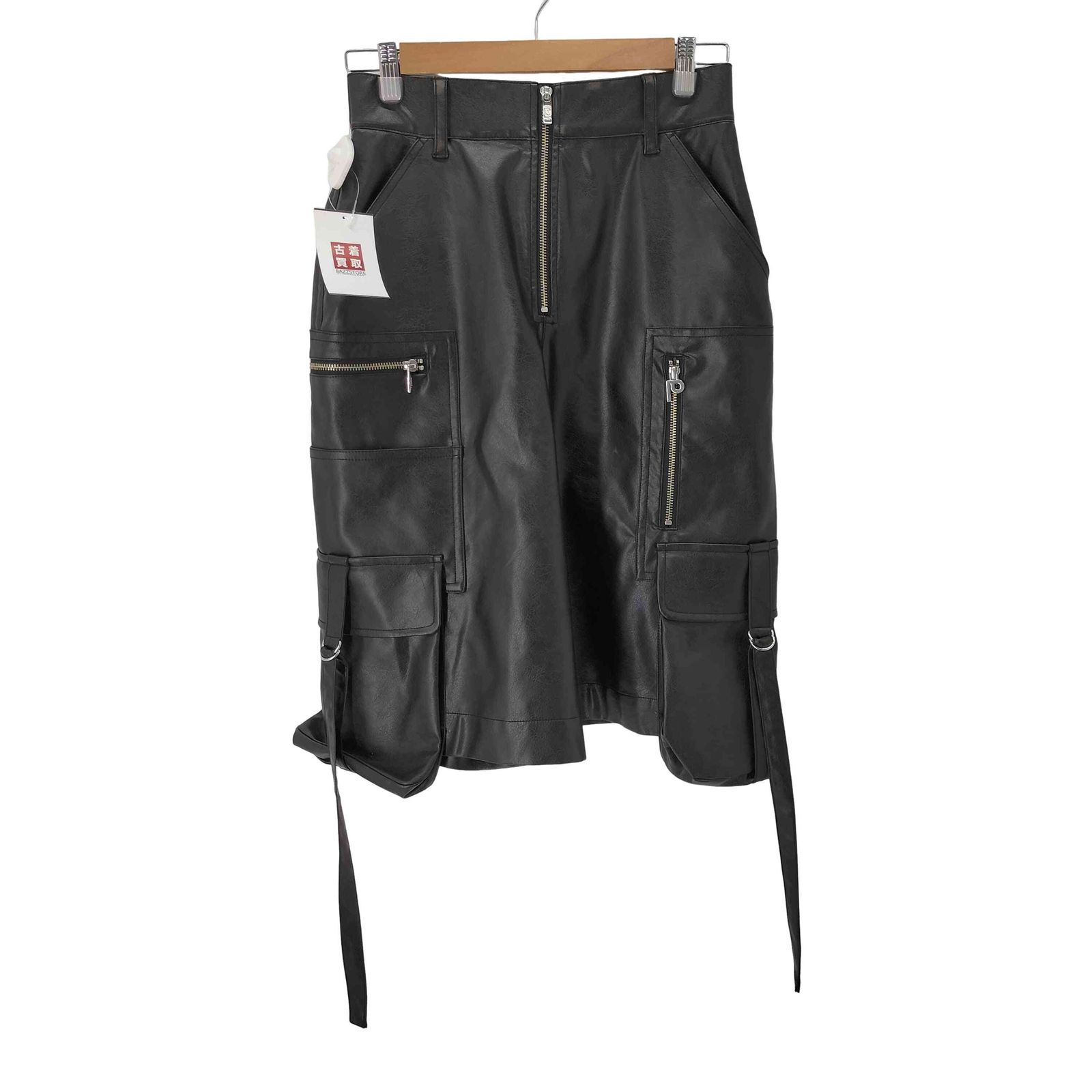 プランクプロジェクト PRANK PROJECT Leather Cargo Shorts レディース FR 36-38