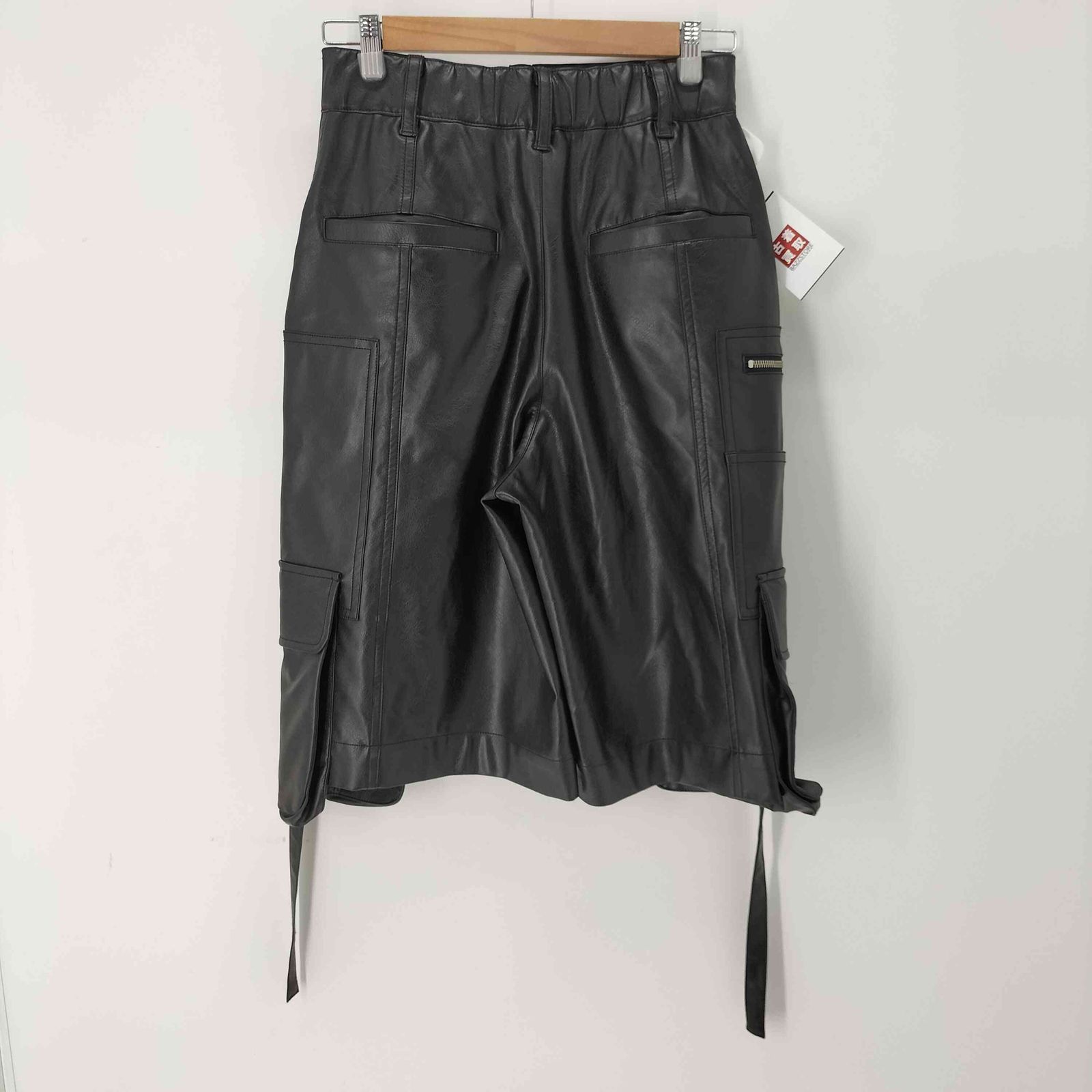 プランクプロジェクト PRANK PROJECT Leather Cargo Shorts レディース FR 36-38