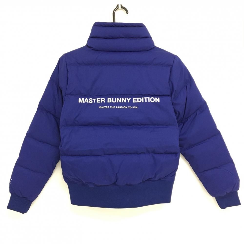超 マスターバニー ダウンジャケット ネイビー ロゴシルバー レディース 0 S ゴルフウェア モデル MASTER BUNNY EDITION