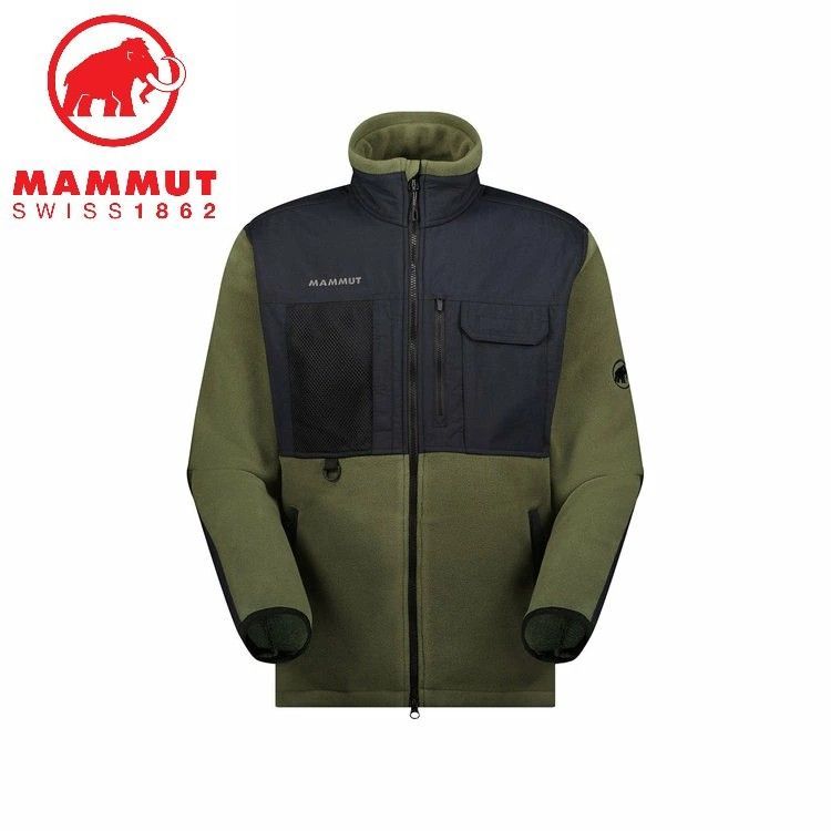25秋冬マムート MAMMUT メンズ ムーンストーン ハイブリッド ミッドレイヤー ジャケット アジアンフィット 1014-05850 厚手 フリース 防寒 フルジップ 登山 アウトドア キャンプ 防寒